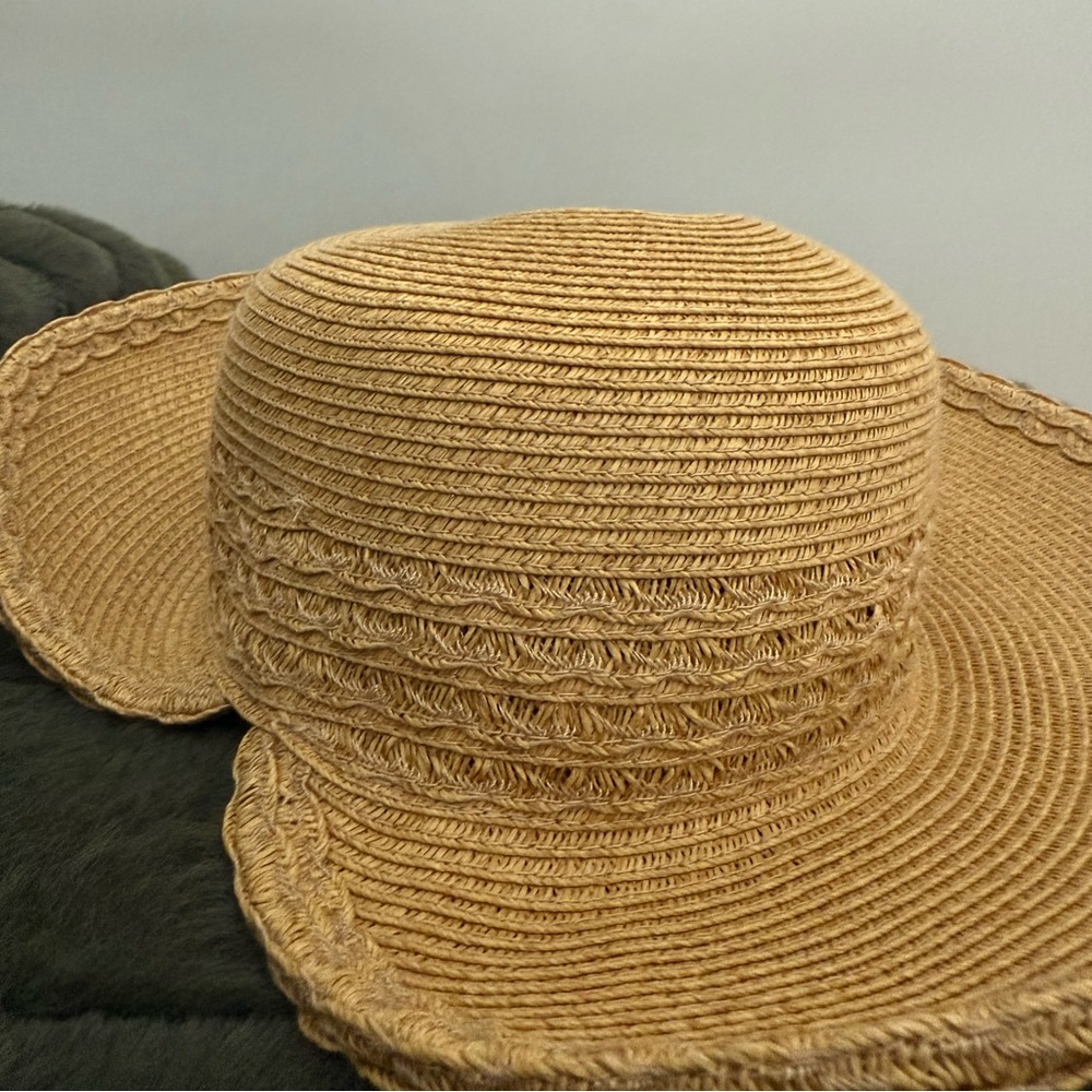 Nine West Beige Sun Hat